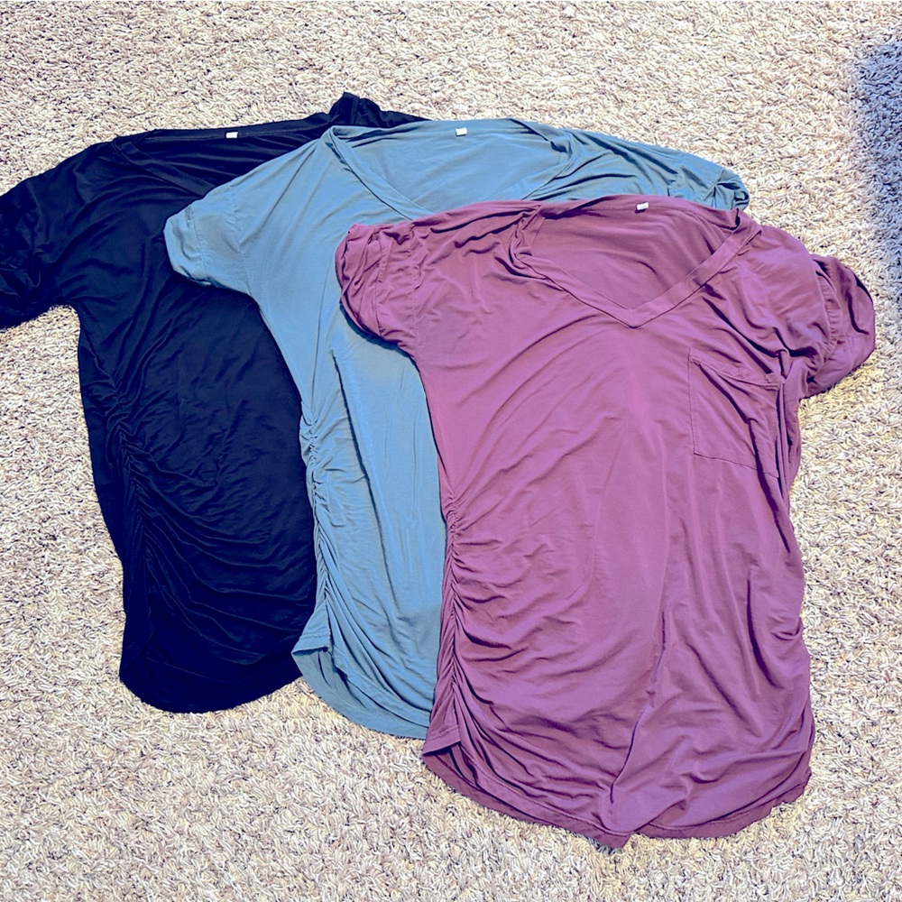 Set of 3 maternity shirts
